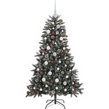 vidaXL Umestno božično drevo med 150 LED Zelena 68 x 68 x 120 cm | Shoptok.si