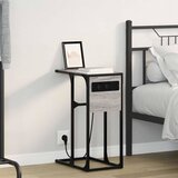  Noćni ormar Siva Sonoma 41,5 x 26 x 60,5 cm Konstruirano drvo | Eponuda.com