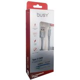 Busy usb kabl tip c 2 m pleteni sivi Cene