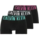 Calvin Klein Underwear Bokserice 'Intense Power' menta / roza / roza / crna
