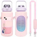 INF Torba za steklenico vode s kovinsko sponko Pink, (21365804) Cene
