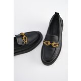 Marjin Women's Buckled Loafers Casual Shoes Tevas Black. Cene