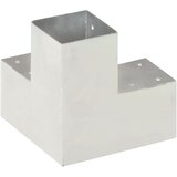  Spojnici za stupove u Y-obliku 4 kom pocinčani metal 91 x 91 mm | shoptok.hr