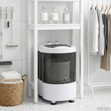 Mini perilica rublja s jednim kadom 2,6 kg Crna i bijela | shoptok.hr