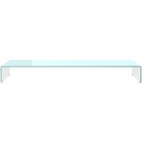  Stalak za TV/monitor stakleni zeleni 110 x 30 x 13 cm | shoptok.hr