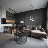  LED luster na sajli LUCCO LED/13W/230V, prečnik 15 cm, zadimljeno staklo | Eponuda.com