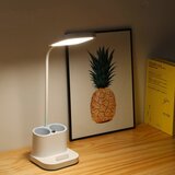  LED prigušiva punjiva stona lampa sa držačem i powerbankom LED/5W/5V 2400mAh | Eponuda.com