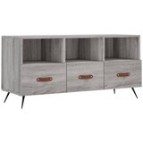 Maison Chic TV omarica - TV enota - Televizijska omarica siva sonoma 102x36x50 cm inženirski les, (21702044) | Shoptok.si