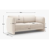 Micadoni Tamno siva sofa od šenila 168 cm Georgia – | shoptok.hr