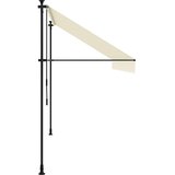 Tenda na uvlačenje krem 350 x 150 cm od tkanine i čelika | Eponuda.com