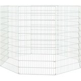vidaXL 8-delna ograda za zajce 54x100 cm pocinkano železo | Shoptok.si