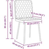  Jedilni stoli 4 kosi temno zelen žamet | Shoptok.si