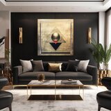Zlatni dodir na platnu Simetrija u zlatu 70x70 cm | shoptok.hr