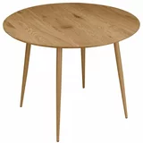 Støraa Okrugao blagovaonski stol u dekoru hrasta u prirodnoj boji ø 100 cm Monza –