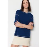 Trendyol T-Shirt - Navy blue - Relaxed fit | Shoptok.si