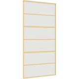  Drsna vrata zlata 102,5x205 cm mat ESG steklo in aluminij, (20983107) | Shoptok.si