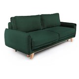Bonami Selection Tamno zelena sklopiva/s prostorom za odlaganje sofa od samta 218 cm Tori – | shoptok.hr