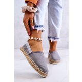 Kesi Dámské espadrilky Slip-on Big Star - světle šedivé | shoptok.hr