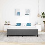 Madrac s madracem Svijetlo siva 180 x 200 cm tkanina | shoptok.hr