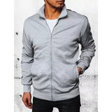 DStreet Bluza męska rozpinana jasnoszara
