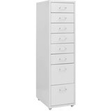 vidaXL mobilni ormarić za spise sivi 28 x 41 x 109 cm metalni | shoptok.hr