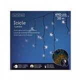  Novogodišnji led svetleći niz za spoljnu upotrebu 490L lumineo icicle toplo bela | ePonuda.com