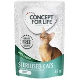 Sterilised Cats kunec v želeju brez žitaric - 48 x 85 g