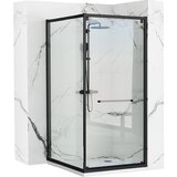 Rea Space v črni barvi tuš kabina 80x100 Cene