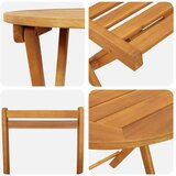  Vrtni set za objed 3 pcs Prirodna nafta Čvrsto drvo akacije | shoptok.hr
