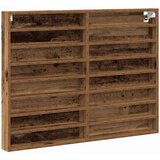  Ormar za izlaganje s policom Zidne Staro drvo 100 x 8,5 x 75 cm | shoptok.hr