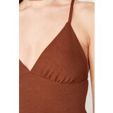Trendyol dark brown back detailed dress | ePonuda.com