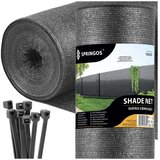  Mreža za sjenu svijetli antracit 185 gsm 1,7 x 10 m | shoptok.hr