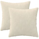  Jastuk s jastukom HEERLEN 2 kom. Krem Mikrofibra Flis - Krem 50 x 50 cm 2 | shoptok.hr