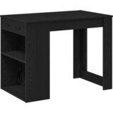 Furnova Pisalna miza s predalom in polico črn 102x62x77,5 cm inž. les, (21925466) | Shoptok.si