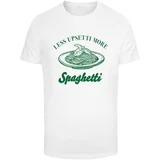 Mister Tee Men's T-shirt Upsetti Spaghetti white