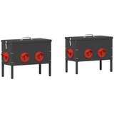 Hranilica za piliće 2 pcs Crna 41,5 x 20,5 x 33 cm | Eponuda.ba