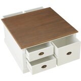 Premier Housewares Bela klubska mizica v dekorju jelke 90x90 cm Hardwick – | Shoptok.si