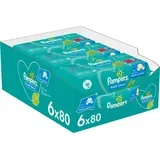 Baby Wipes Fresh Clean 6x80ct