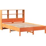 Krevet s regalom za knjige bez madraca 135 x 190 cm od borovine | Eponuda.ba