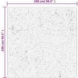  OVIEDO kratkih vlakana antracit 240 x 240 cm | shoptok.hr