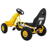  Otroški Go-Kart A-18 na pedala Rumena lea | Shoptok.si