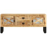 TV ormarić 110 x 30 x 45 cm od grubog drva manga | Eponuda.com