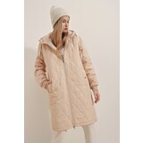 Bigdart 5138 Quilted Long Puffer Jacket - Beige | Eponuda.ba