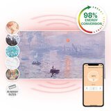 Klarstein Wonderwall Air Art Smart, infracrveni grijač, 120 x 60 cm, 700 W, aplikacija, izlazak sunca | shoptok.hr