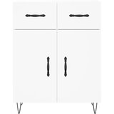  Visoka komoda bijela 69,5x34x180 cm konstruirano drvo | shoptok.hr
