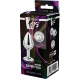 DREAMTOYS analni čep gleaming love silver medium | Shoptok.si