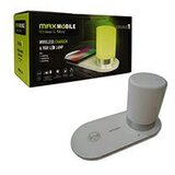 Max Mobile BEŽIČNI PUNJAČ/RGB LED SVJETILJKA S2 QC QUICK CHARGE 10W bijeli | shoptok.hr