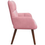 SOFA za dvije osobe Ružičasta 115 x 61 x 87 cm Baršun | shoptok.hr