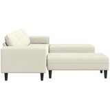  Kauč za dnevni boravak 3 pcs Krema 250 x 188 x 76 cm | shoptok.hr