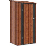  Vrtne šupe Smeđa 103 x 86 x 200 cm Metal | shoptok.hr